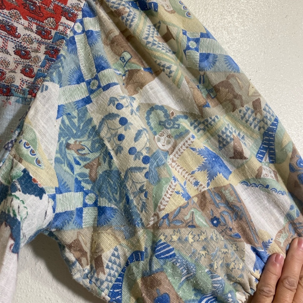 Floral Patchwork Blouse - Picture 3 of 7